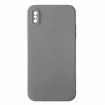 ЧОХОЛ SILICONE CASE FULL CAMERA SQUARE SIDE COPY ДЛЯ IPHONE XS, СІРИЙ