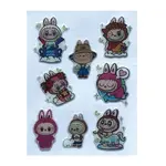 НАБІР НАКЛЕЙОК 3D STICKERS LABUBU 7