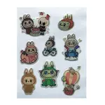 НАБІР НАКЛЕЙОК 3D STICKERS LABUBU 12