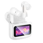 НАВУШНИКИ БЕЗДРОТОВІ HOCO EQ14 COOL COLOR TRUE WIRELESS BT HEADSET WITH TOUCH SCREEN, БІЛИЙ