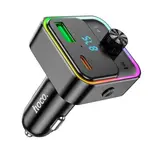 АВТОМОБІЛЬНИЙ ЗАРЯДНИЙ ПРИСТРІЙ + FM МОДУЛЯТОР HOCO E81 FANTASY, 1XUSB-A, 1XTYPE-C, PD30W, QC3.0, ЧОРНИЙ