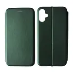 ЧОХОЛ-КНИЖКА LEVEL ДЛЯ SAMSUNG A06 (A065) MIDNIGHT ЗЕЛЕНИЙ