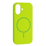 MR4_143260 Чохол silicone case with magsafe для iphone 17 emerald зелений 