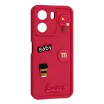 ЧОХОЛ HAPPY ДЛЯ REDMI 13C РОЖЕВИЙ