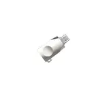 ПЕРЕХІДНИК OTG HOCO UA10 MICRO-USB ADAPTER, СІРИЙ-NICKEL