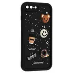 ЧОХОЛ HAPPY DONUT CASE ДЛЯ IPHONE 7 PLUS, 8 PLUS, ЧОРНИЙ