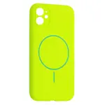 ЧОХОЛ SILICONE CASE FULL CAMERA FINE RING MAGSAFE ДЛЯ IPHONE 11 EMERALD ЗЕЛЕНИЙ