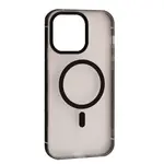 ЧОХОЛ DULERO METAL CLEAR MAGSAFE CASE ДЛЯ IPHONE 15 PRO MAX, ЧОРНИЙ