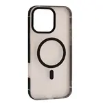 ЧОХОЛ DULERO METAL CLEAR MAGSAFE CASE ДЛЯ IPHONE 16 PRO MAX, ЧОРНИЙ