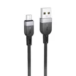 КАБЕЛЬ HOCO X109 ENERGY SILICONE CHARGING DATA CABLE MICRO 2,4A, 2M, ЧОРНИЙ