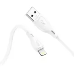 КАБЕЛЬ HOCO X61 ULTIMATE SILICONE ДЛЯ LIGHTNING 2,4A, 1M, БІЛИЙ