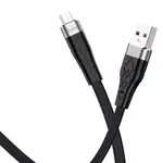 КАБЕЛЬ HOCO X53 ANGE SILICONE CHARGING DATA ДЛЯ MICRO 2,4A, 1M, ЧОРНИЙ
