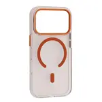 ЧОХОЛ SILVER SHIELD MAGSAFE ДЛЯ IPHONE 17 PRO MAX TRANSPARENT ПОМАРАНЧЕВИЙ