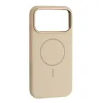 ЧОХОЛ LIQUID SILICONE CASE METAL CAMERA MAGSAFE ДЛЯ IPHONE 17 PRO ANTIQUE, БІЛИЙ