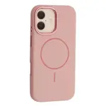 ЧОХОЛ LIQUID SILICONE CASE METAL CAMERA MAGSAFE ДЛЯ IPHONE 17 РОЖЕВИЙ