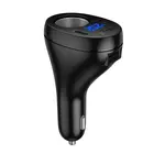 АВТОМОБІЛЬНИЙ ЗАРЯДНИЙ ПРИСТРІЙ HOCO Z61 CORRECT THREE-PORT CIGARETTE LIGHTER CAR CHARGER, ЧОРНИЙ