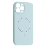 ЧОХОЛ SILICONE CASE FULL CAMERA FINE RING MAGSAFE ДЛЯ IPHONE 13 PRO NEW SKY СИНІЙ
