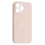 ЧОХОЛ SILICONE CASE FULL CAMERA FINE RING MAGSAFE ДЛЯ IPHONE 13 PRO РОЖЕВИЙ