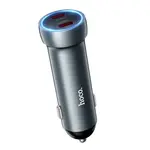 АВТОМОБІЛЬНИЙ ЗАРЯДНИЙ ПРИСТРІЙ HOCO Z54B PROSPEROUS PD60W (2C) CAR CHARGER METAL, СІРИЙ