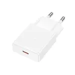 МЕРЕЖЕВИЙ ЗАРЯДНИЙ ПРИСТРІЙ HOCO N72 SPEED SINGLE-PORT PD20W ULTRA-THIN CHARGER (EU, БІЛИЙ