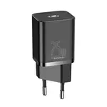 MR4_144951 Мережевий зарядний пристрій baseus super si quick charger 1c 25w eu, чорний ccsp020101 