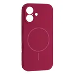 ЧОХОЛ SILICONE CASE FULL CAMERA FINE RING MAGSAFE ДЛЯ IPHONE 17 MANYUE ЧЕРВОНИЙ