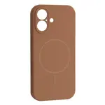 ЧОХОЛ SILICONE CASE FULL CAMERA FINE RING MAGSAFE ДЛЯ IPHONE 17 DESERT GOLD