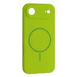 ЧОХОЛ SILICONE CASE FULL CAMERA FINE RING MAGSAFE ДЛЯ IPHONE 17 AIR EMERALD ЗЕЛЕНИЙ
