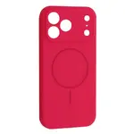 ЧОХОЛ SILICONE CASE FULL CAMERA FINE RING MAGSAFE ДЛЯ IPHONE 17 PRO FIREFLY