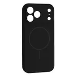 MR4_145240 Чохол silicone case full camera fine ring magsafe для iphone 17 pro max, чорний 