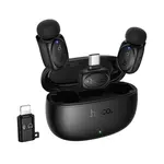 МІКРОФОН HOCO L19 GRACEFUL WIRELESS MICROPHONE (IP, TYPE-C), ЧОРНИЙ