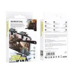 ТРИГЕРИ ІГРОВІ ДЛЯ СМАРТФОНА BOROFONE BG2 SPARTAN MOBILE GAME BUTTON, ЧОРНИЙ