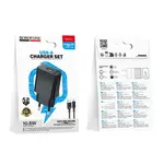МЕРЕЖЕВИЙ ЗАРЯДНИЙ ПРИСТРІЙ BOROFONE BAS71A SOURCE 1USB, 2.1A MICRO, ЧОРНИЙ