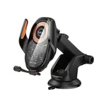 БЕЗДРОТОВИЙ АВТОМОБІЛЬНИЙ ЗАРЯДНИЙ ПРИСТРІЙ HOCO HW34 СИНІЙ WHALE 3-AXIS LINKAGE WIRELESS FAST CHARGING CAR HOLDER, ЧОРНИЙ