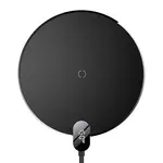 БЕЗДРОТОВИЙ ЗАРЯДНИЙ ПРИСТРІЙ BASEUS DIGITAL LED DISPLAY GEN 2 WIRELESS CHARGER 15W, ЧОРНИЙ CCED000001