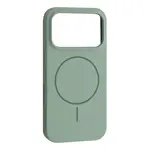 ЧОХОЛ SILICONE CASE WITH MAGSAFE ДЛЯ IPHONE 17 PRO MAX LIGHT CYAN