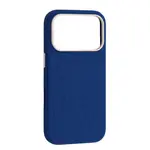 ЧОХОЛ FLOWER LIQUID SILICONE CASE MAGSAFE ДЛЯ IPHONE 17 PRO QUIET СИНІЙ