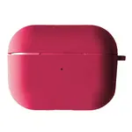ЧОХОЛ ДЛЯ AIRPODS PRO SILICONE CASE, MICROFIBER ROSE ЧЕРВОНИЙ