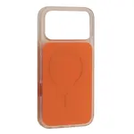 ЧОХОЛ CLEAR COLOR CASE MAGSAFE (PС+TPU) ДЛЯ IPHONE 17 PRO ПОМАРАНЧЕВИЙ