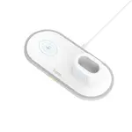 БЕЗДРОТОВИЙ ЗАРЯДНИЙ ПРИСТРІЙ HOCO CW21 WISDOM 3IN1 IPHONE, IWATCH, AIRPODS 2A, БІЛИЙ