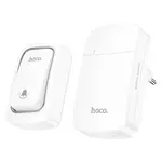 БЕЗПРОВІДНИЙ ДЗВІНОК HOCO HI26 SELF-POWERED WIRELESS DOORBELL (EU), БІЛИЙ