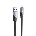 КАБЕЛЬ HOCO U119 MACHINE CHARGING DATA CABLE LIGHTNING 1.2M, ЧОРНИЙ