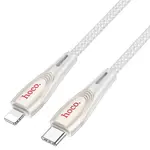 КАБЕЛЬ PD HOCO U133 MONTE PD CHARGING DATA CABLE LIGHTNING 1.2M, СІРИЙ