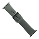 РЕМІНЕЦЬ ДЛЯ APPLE WATCH SILICONE METAL CLAPS 38, 40, 41MM NEW, СІРИЙ