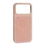 ЧОХОЛ NEW SILICONE CASE MAGSAFE ДЛЯ IPHONE 17 PRO MAX, СІРИЙ РОЖЕВИЙ
