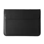 ЧОХОЛ-КОНВЕРТ-ПОДСТАВКА LEATHER PU ДЛЯ MACBOOK 15.4, 16, ЧОРНИЙ