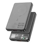 ЗОВНІШНІЙ АКУМУЛЯТОР POWER BANK HOCO Q18 TOURER 22.5W FULLY COMPATIBLE WITH MAGNETIC FAST CHARGING 10000MAH, ЧОРНИЙ