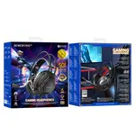 НАВУШНИКИ ІГРОВІ ДРОТОВІ BOROFONE BO105 THUNDER GAMING HEADPHONES WITH MIC, ЧОРНИЙ