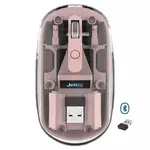 КОМПЮТЕРНА МИШКА JEDEL WD131P WIRELESS 2.4G+BT РОЖЕВИЙ
