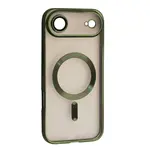 ЧОХОЛ SHINING CAMERA MAGSAFE ДЛЯ IPHONE 17 AIR DARK ЗЕЛЕНИЙ